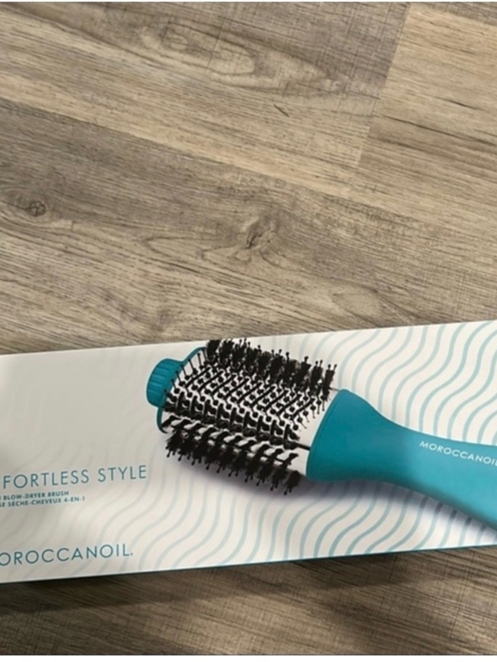 Moroccanoil Teal 4-in-1 Blow Dryer Brush New in Box